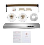 R-747II Series Sakura 30" Range Hood - Made in Taiwan
